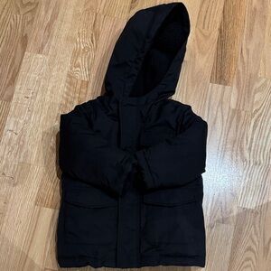 Old Navy Black Kids Water Resistant Puffer Jacket